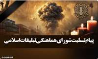 پیام تسلیت شورای هماهنگی تبلیغات اسلامی در پی حادثه غم‌بار آتش سوزی بندر اقتصادی شهید رجایی