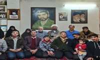 دیداراعضای کانون فرهنگی هنری مسجد امام محمدباقر علیه‌السلام با پدر شهید محمدرضا کاظمی